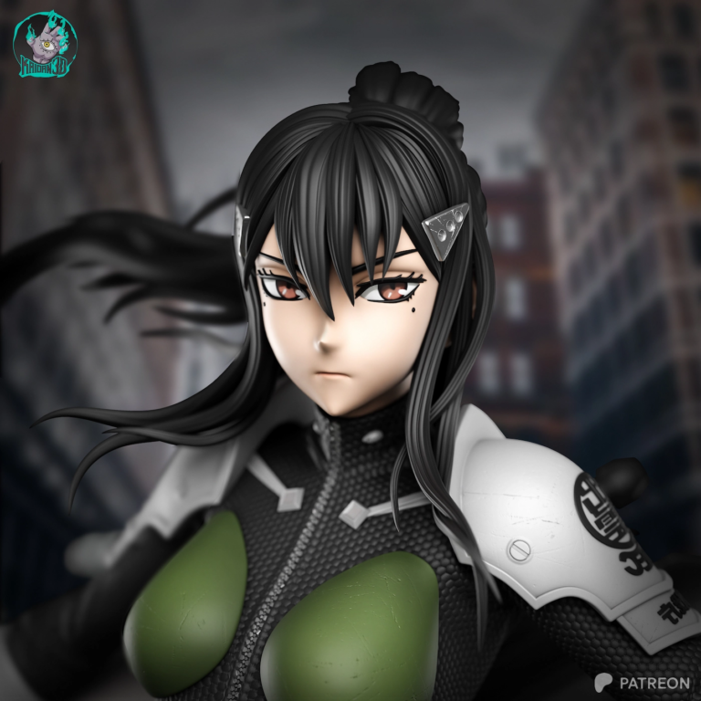 Mina Ashiro STL 3 Diorama - Kaiju No. 8
