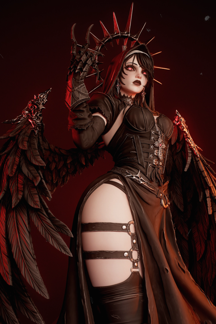 Corrupted Nun STL Cover