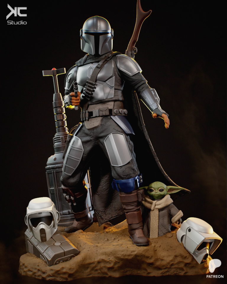 The Mandalorian STL - Star Wars
