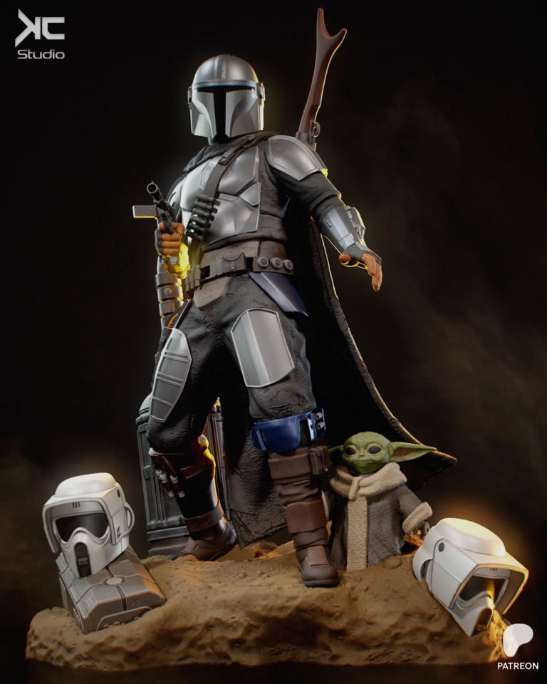 The Mandalorian STL - Star Wars