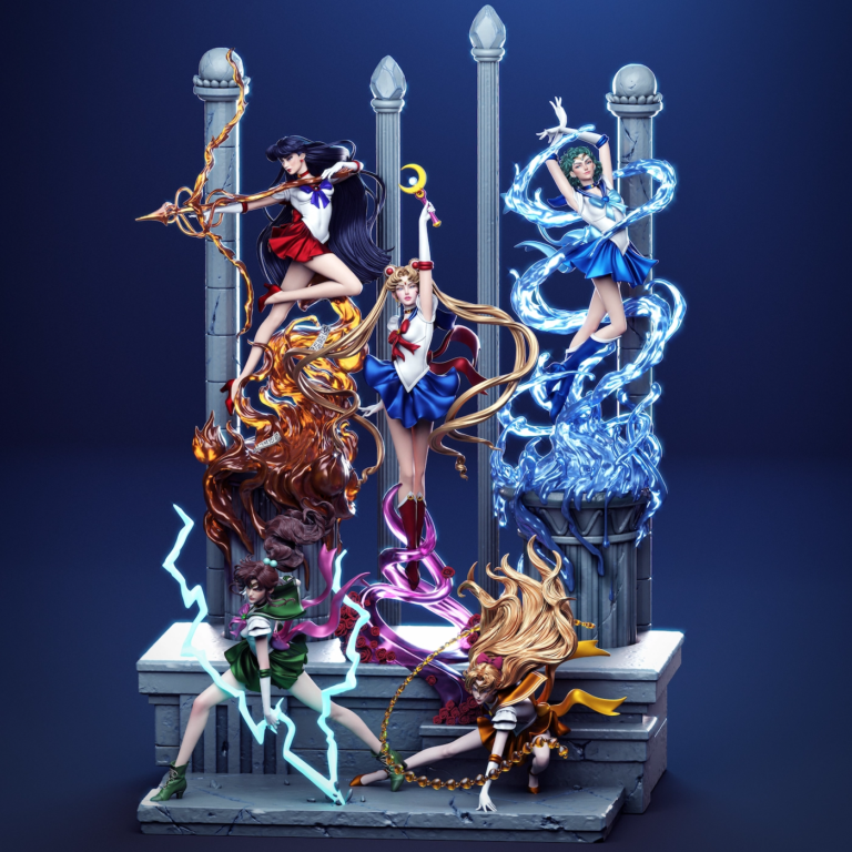 Sailor Moon STL Diorama - Sailor Moon