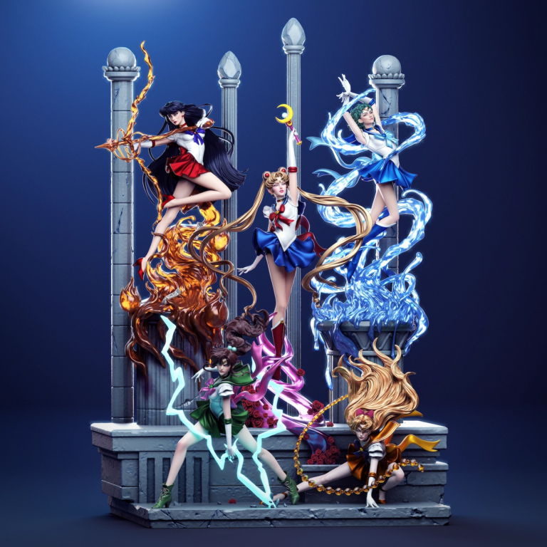 Sailor Moon STL Diorama - Sailor Moon