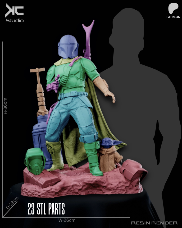The Mandalorian STL - Star Wars