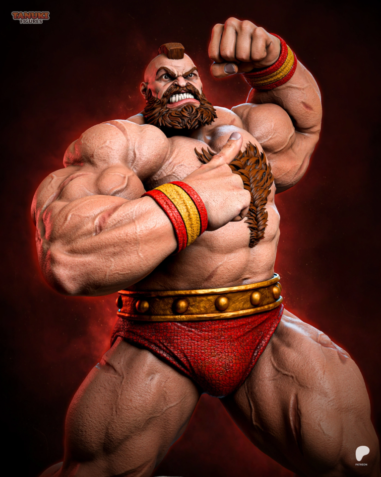Zangief STL 2 - Street Fighter