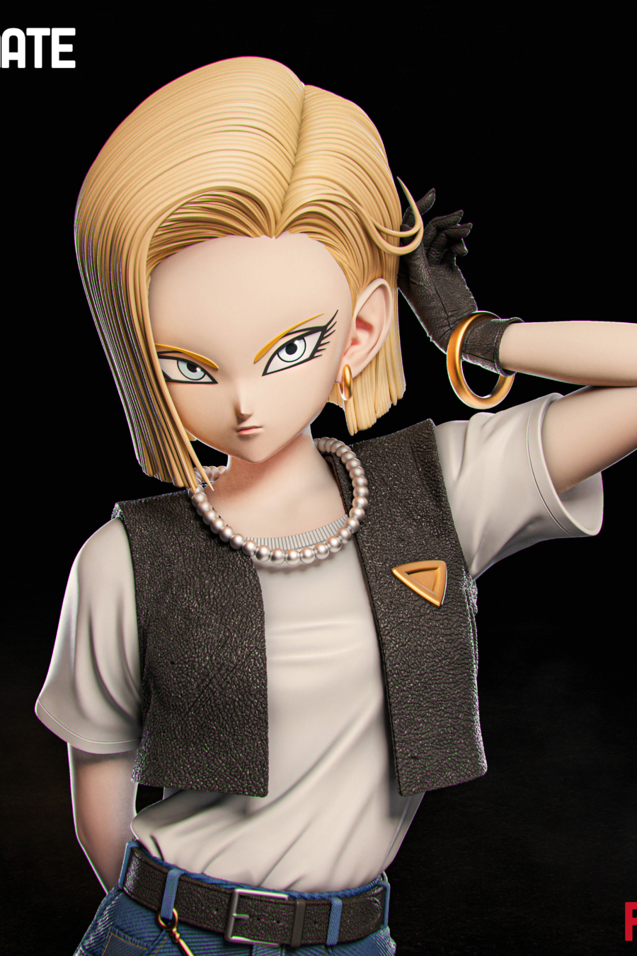 Android 18 STL Cover