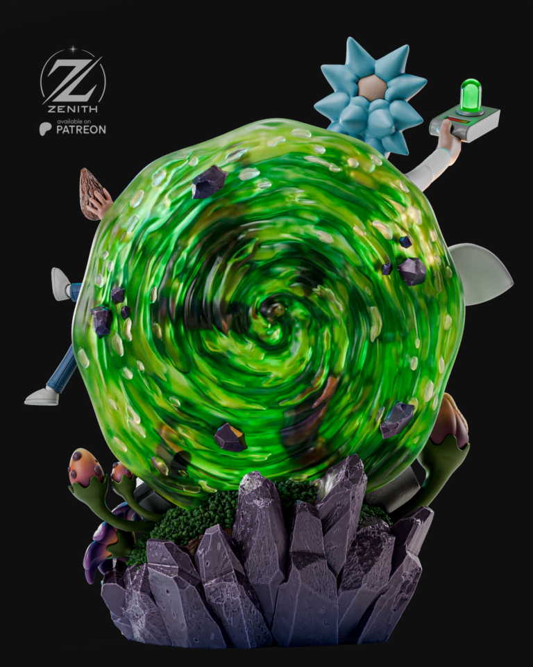 Rick and Morty STL Diorama