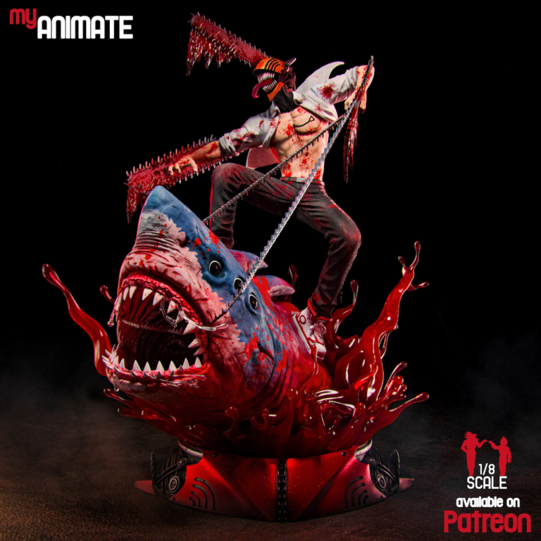 Denji STL 4 Diorama - Chainsaw Man