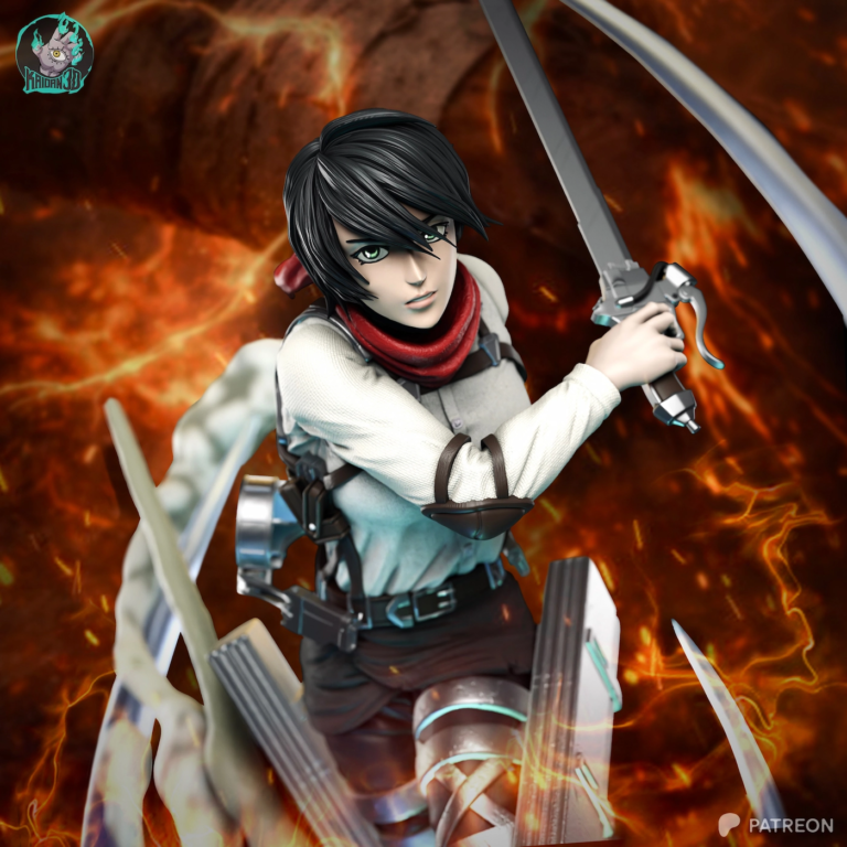 Mikasa Ackerman STL Cover