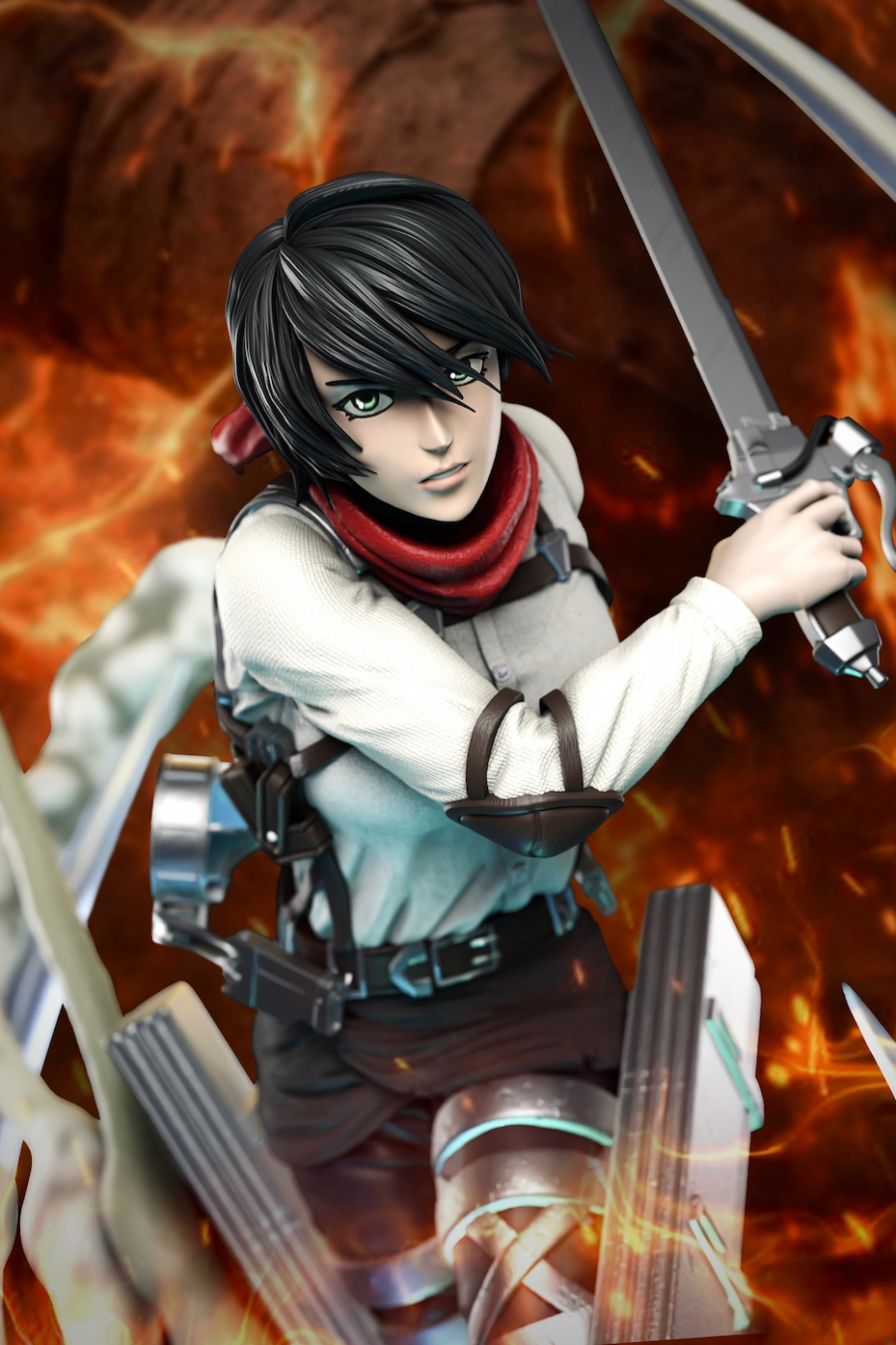 Mikasa Ackerman STL 4 - Attack on Titan