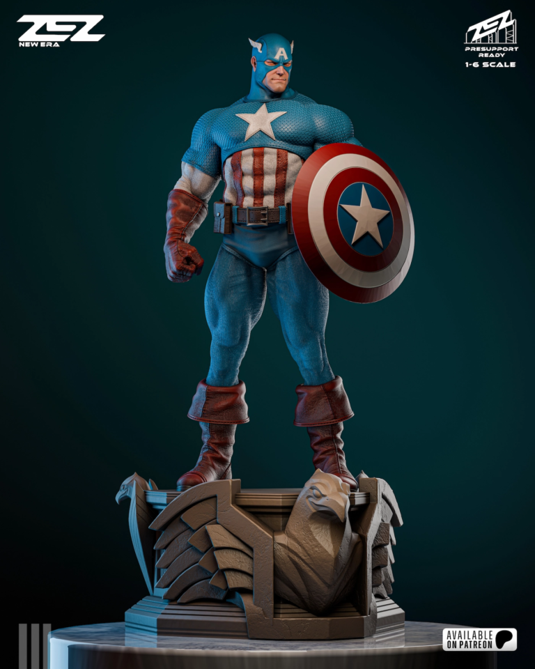 Captain America STL 5 (Museum) - Marvel