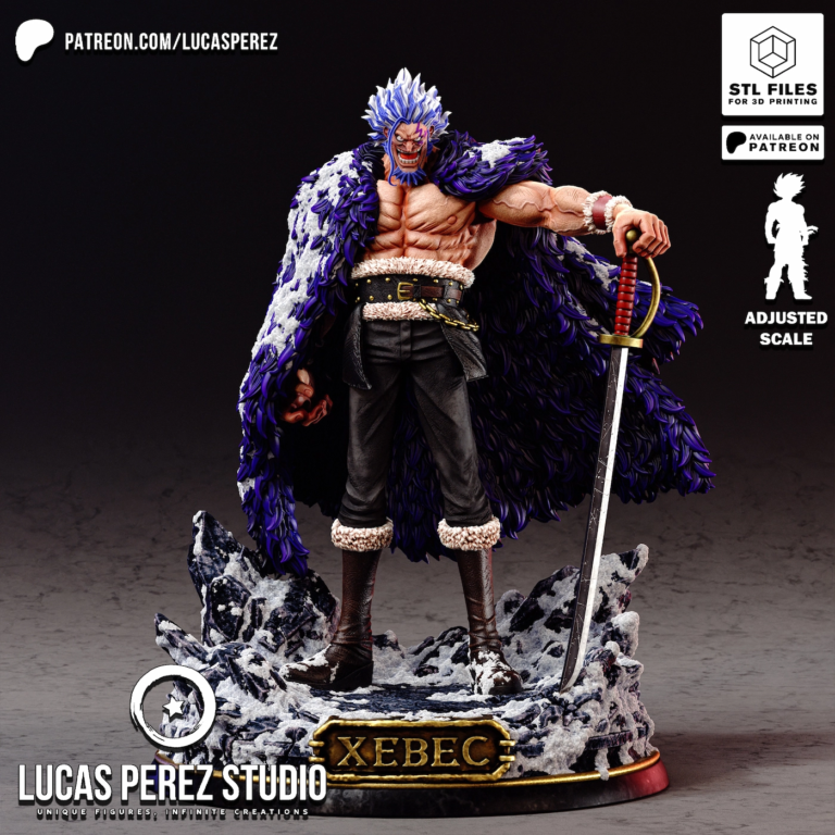 Rocks D. Xebec STL - One Piece