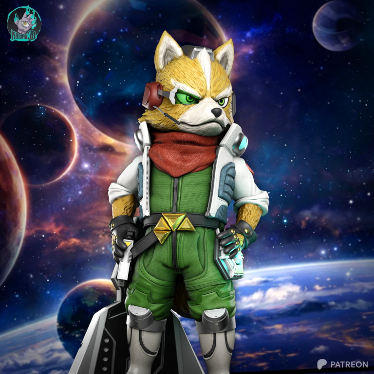 Fox McCloud STL - Star Fox
