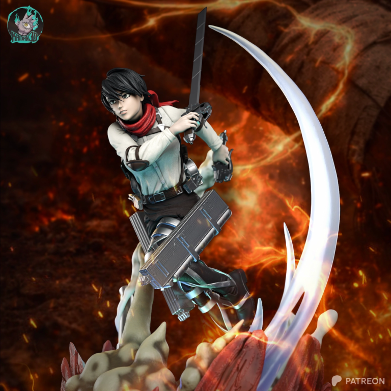 Mikasa Ackerman STL 4 - Attack on Titan