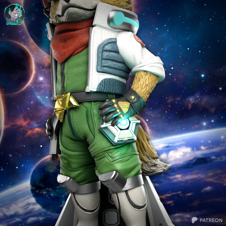 Fox McCloud STL - Star Fox