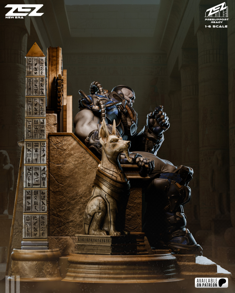 Apocalypse STL on Throne - Marvel