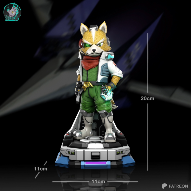 Fox McCloud STL - Star Fox