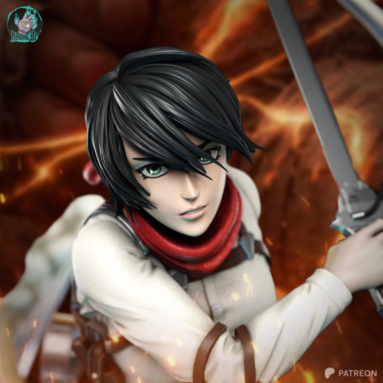 Mikasa Ackerman STL 4 - Attack on Titan