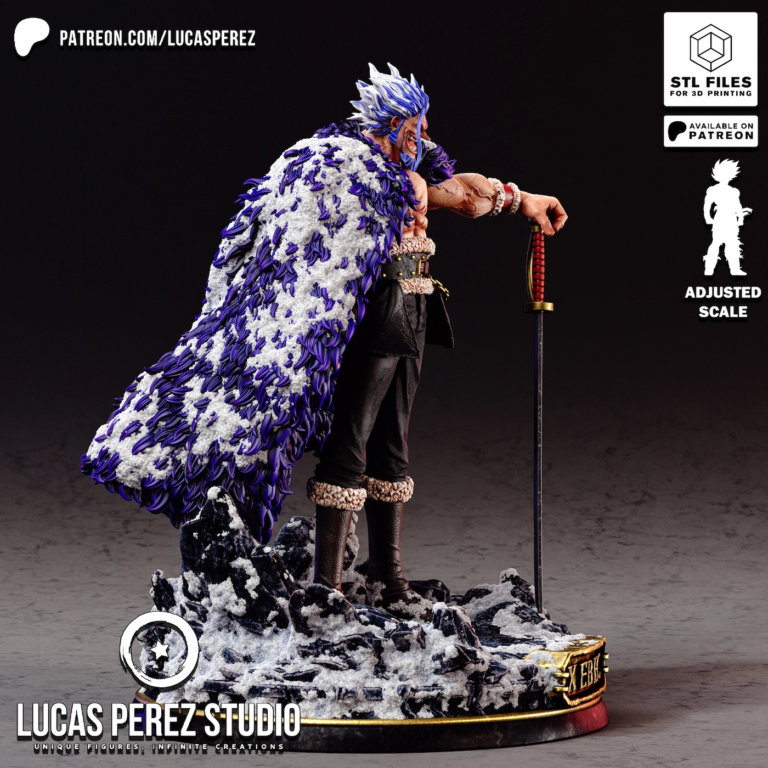 Rocks D. Xebec STL - One Piece
