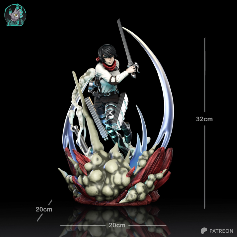 Mikasa Ackerman STL 4 - Attack on Titan