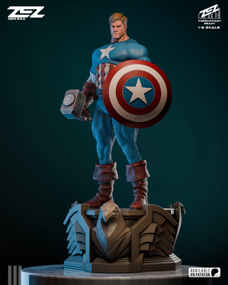 Captain America STL 5 (Museum) - Marvel
