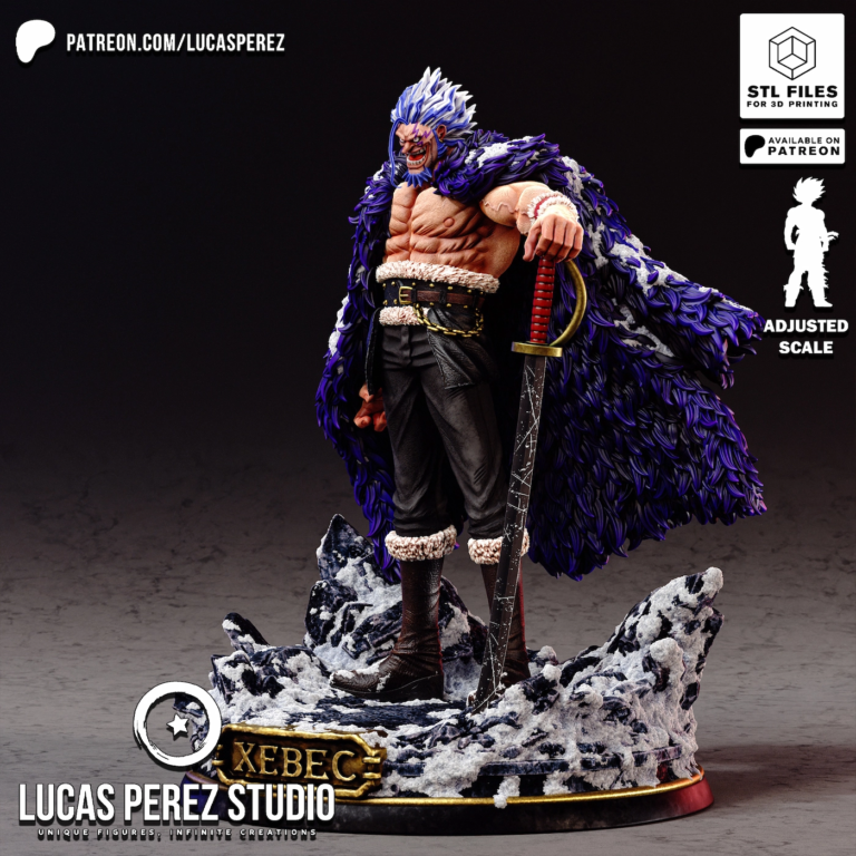 Rocks D. Xebec STL - One Piece