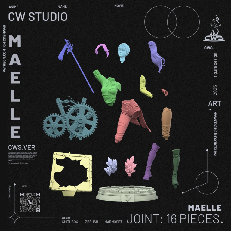 Maelle STL 4 - Clair Obscur: Expedition 33