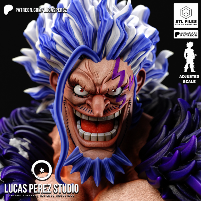 Rocks D. Xebec STL - One Piece