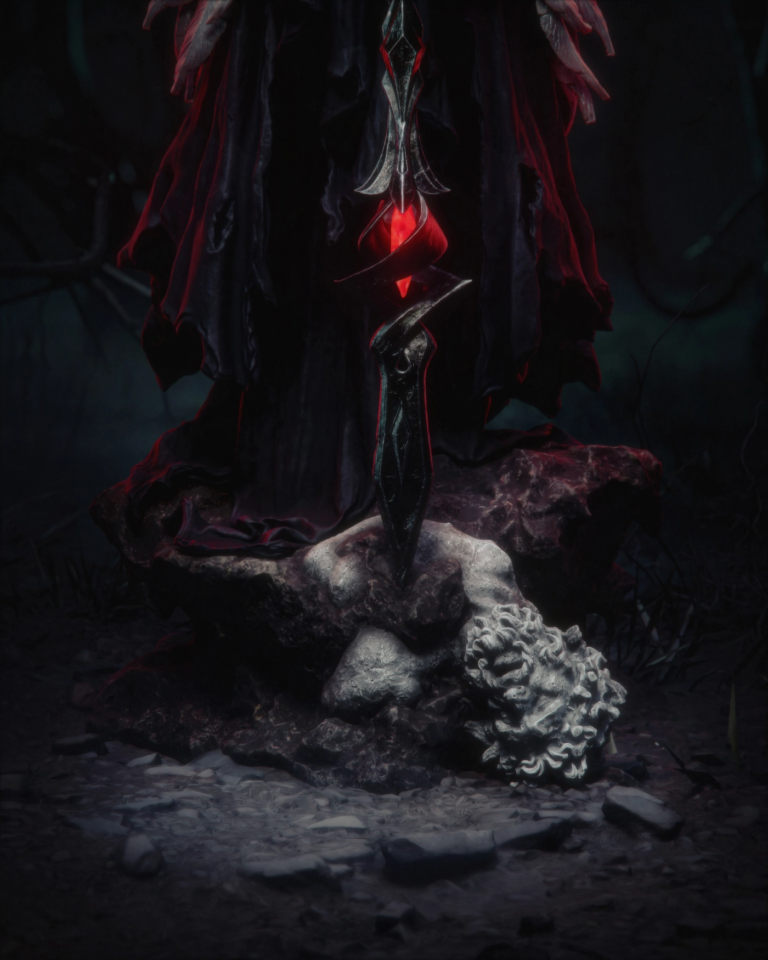 The Queen of the Ashen Vale STL - Fantasy