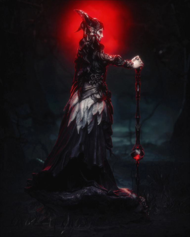 The Queen of the Ashen Vale STL - Fantasy