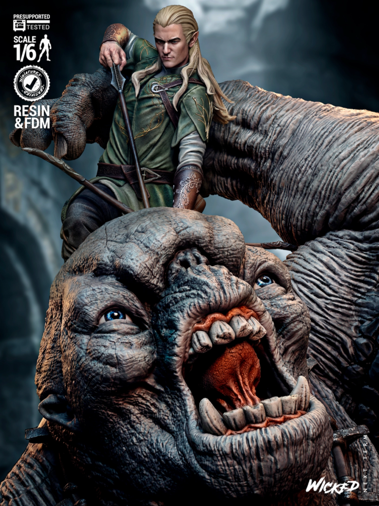 Legolas STL Diorama - Lord of the Rings