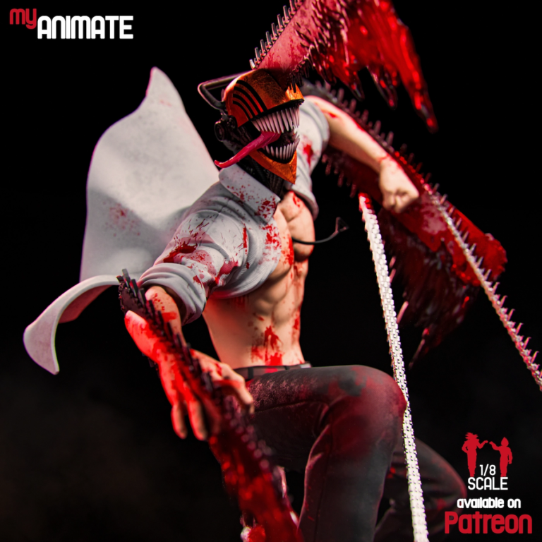 Denji STL 4 Diorama - Chainsaw Man
