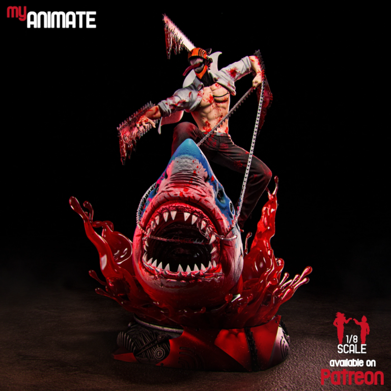 Denji STL 4 Diorama - Chainsaw Man