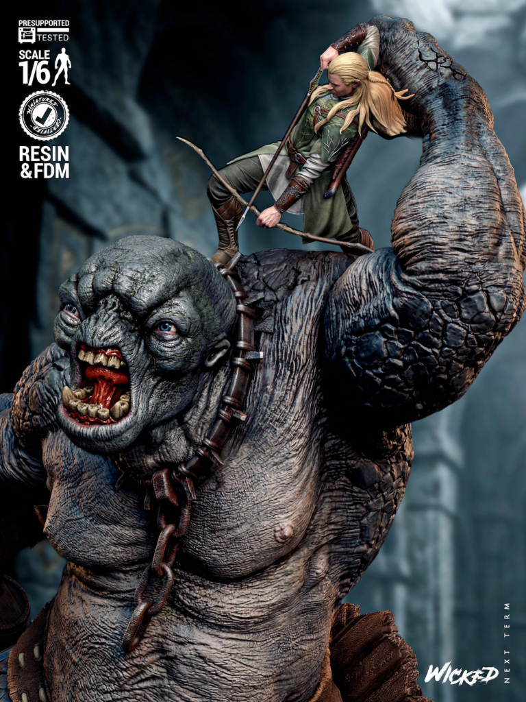 Legolas STL Diorama - Lord of the Rings