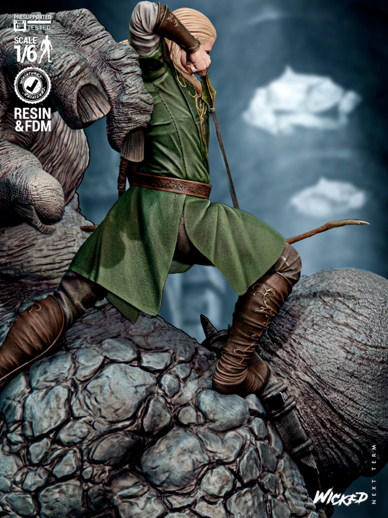 Legolas STL Diorama - Lord of the Rings