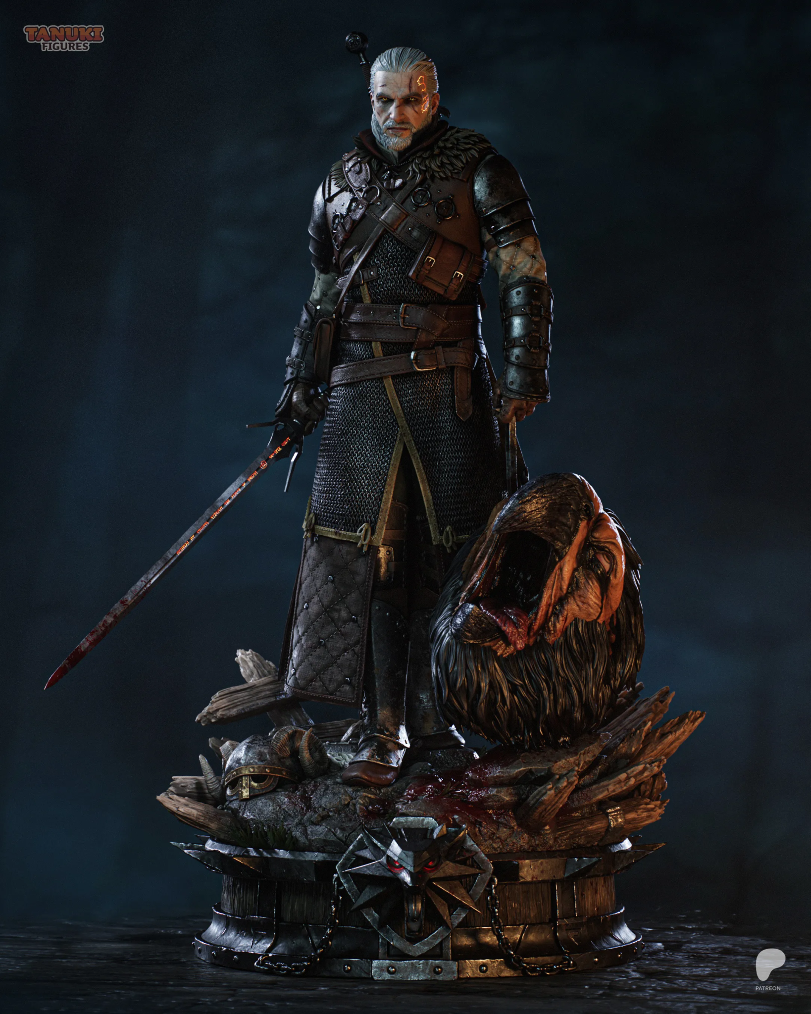 Geralt of Rivia STL 6 - The Witcher