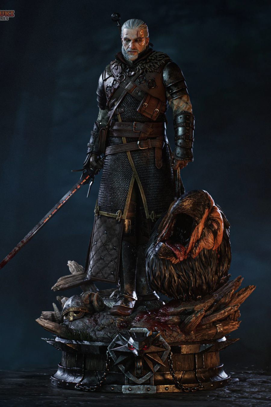 Geralt of Rivia STL 6 - The Witcher
