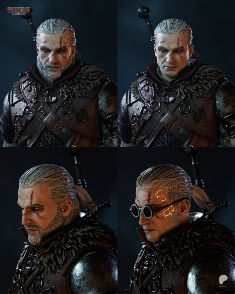 Geralt of Rivia STL 6 - The Witcher