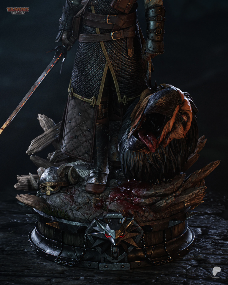 Geralt of Rivia STL 6 - The Witcher