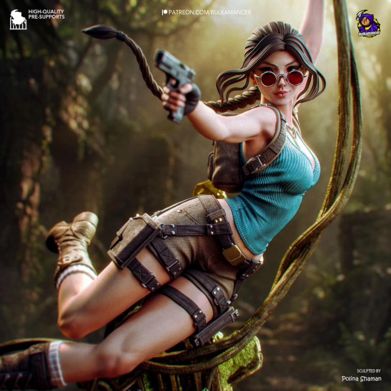 Lara Croft STL Cover