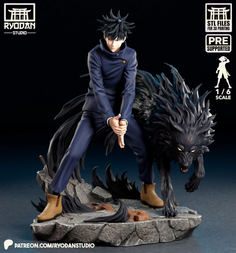 Megumi Fushiguro STL 2 - Jujutsu Kaisen