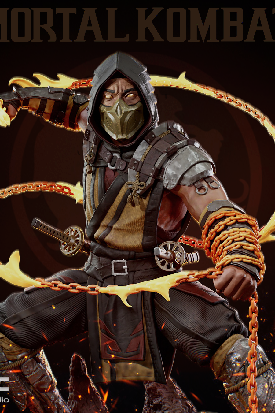 Scorpion STL 3 - Mortal Kombat