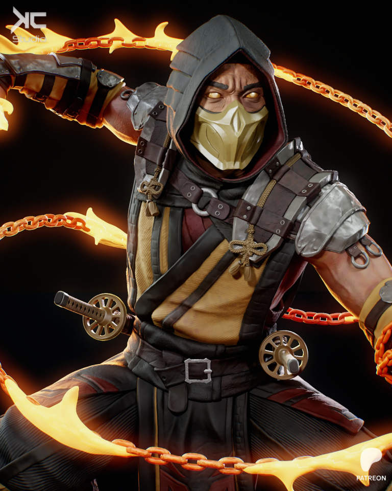 Scorpion STL 3 - Mortal Kombat