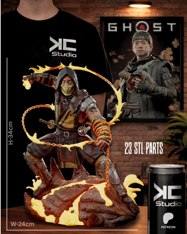 Scorpion STL 3 - Mortal Kombat