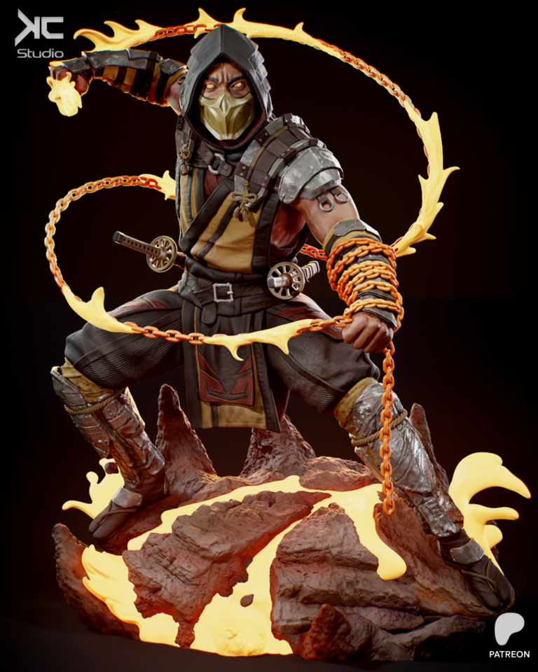 Scorpion STL 3 - Mortal Kombat