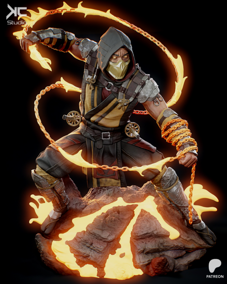 Scorpion STL 3 - Mortal Kombat