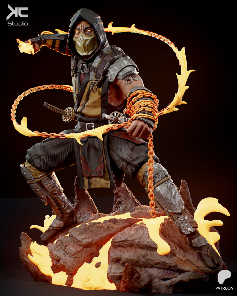 Scorpion STL 3 - Mortal Kombat