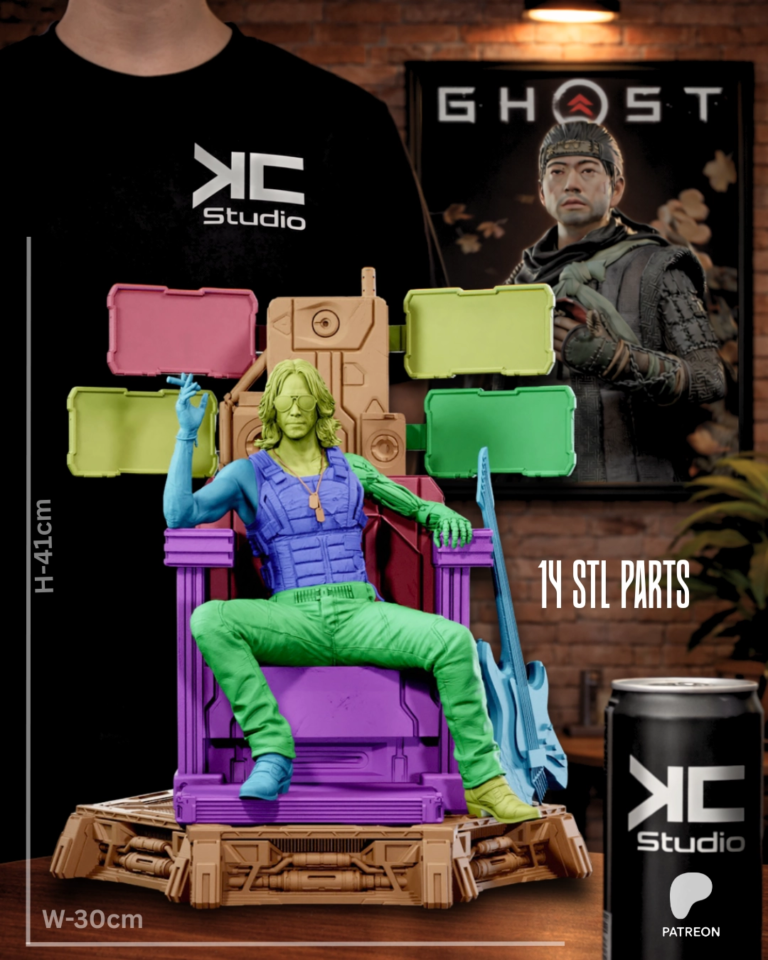 Johnny Silverhand STL 2 - Cyberpunk