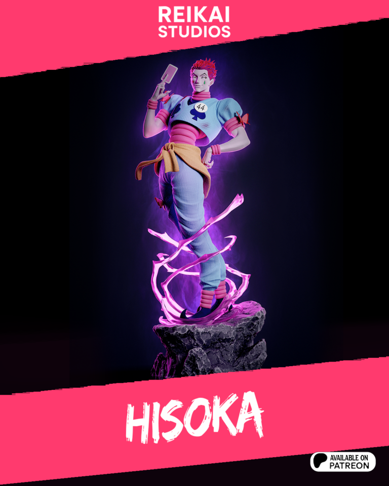 Hisoka Morow STL 3 - Hunter x Hunter