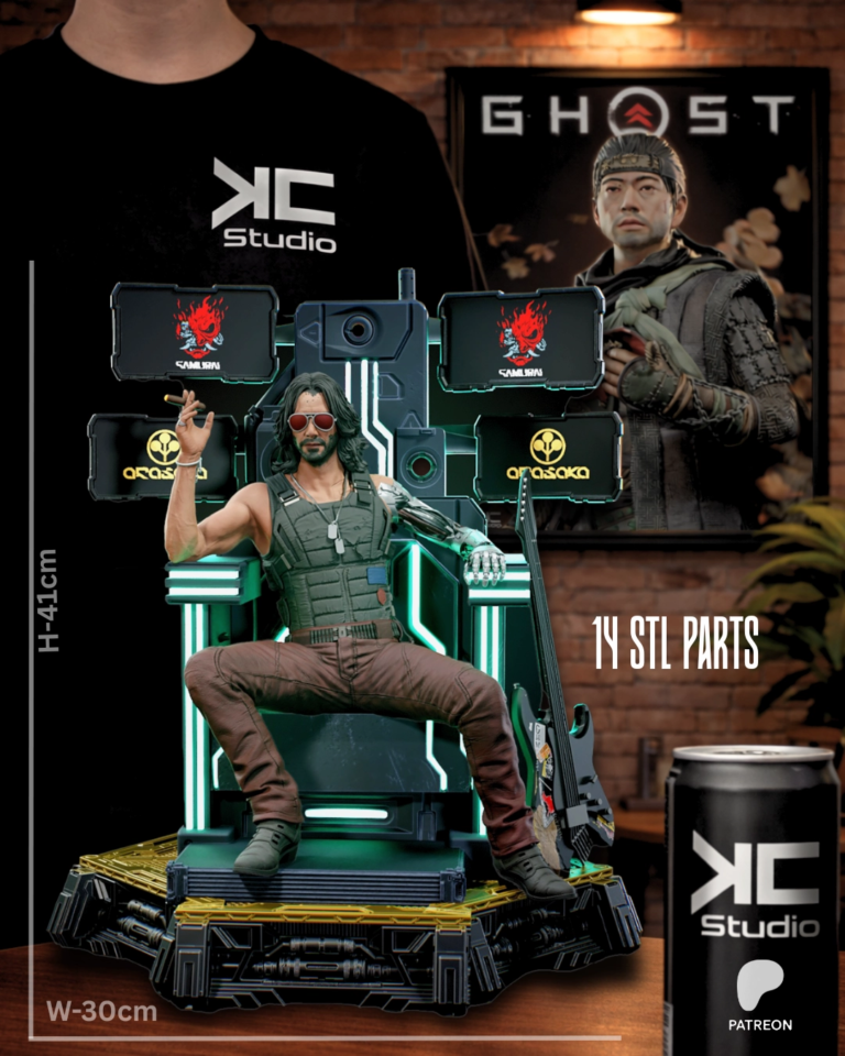 Johnny Silverhand STL 2 - Cyberpunk