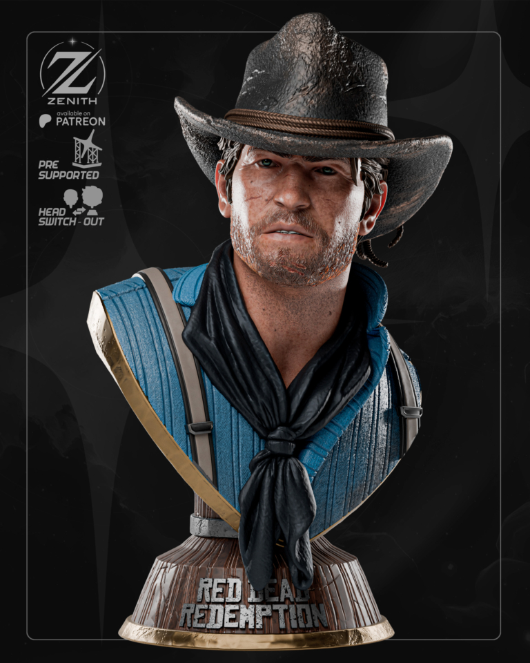 Arthur Morgan STL 3 - Red Dead Redemption